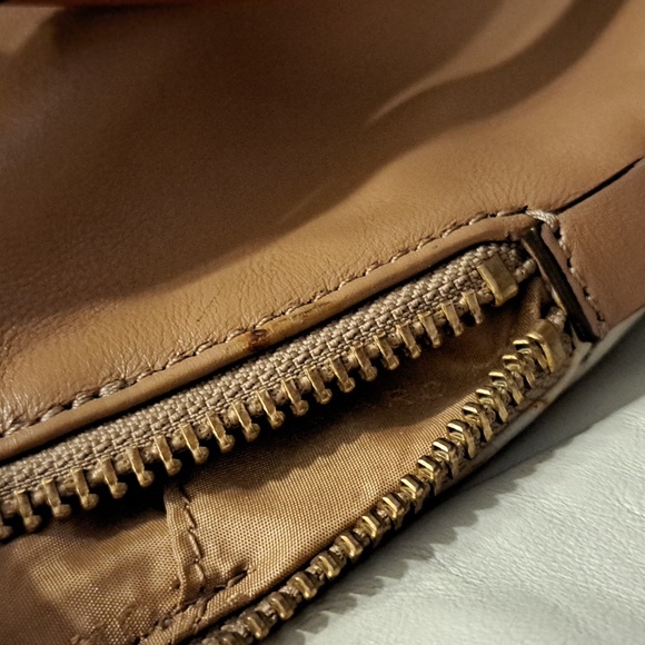 Marc by Marc Jacobs Goodbye Columbus leather satchel taupe & white TAKING OFFERS - Picture 15 of 16